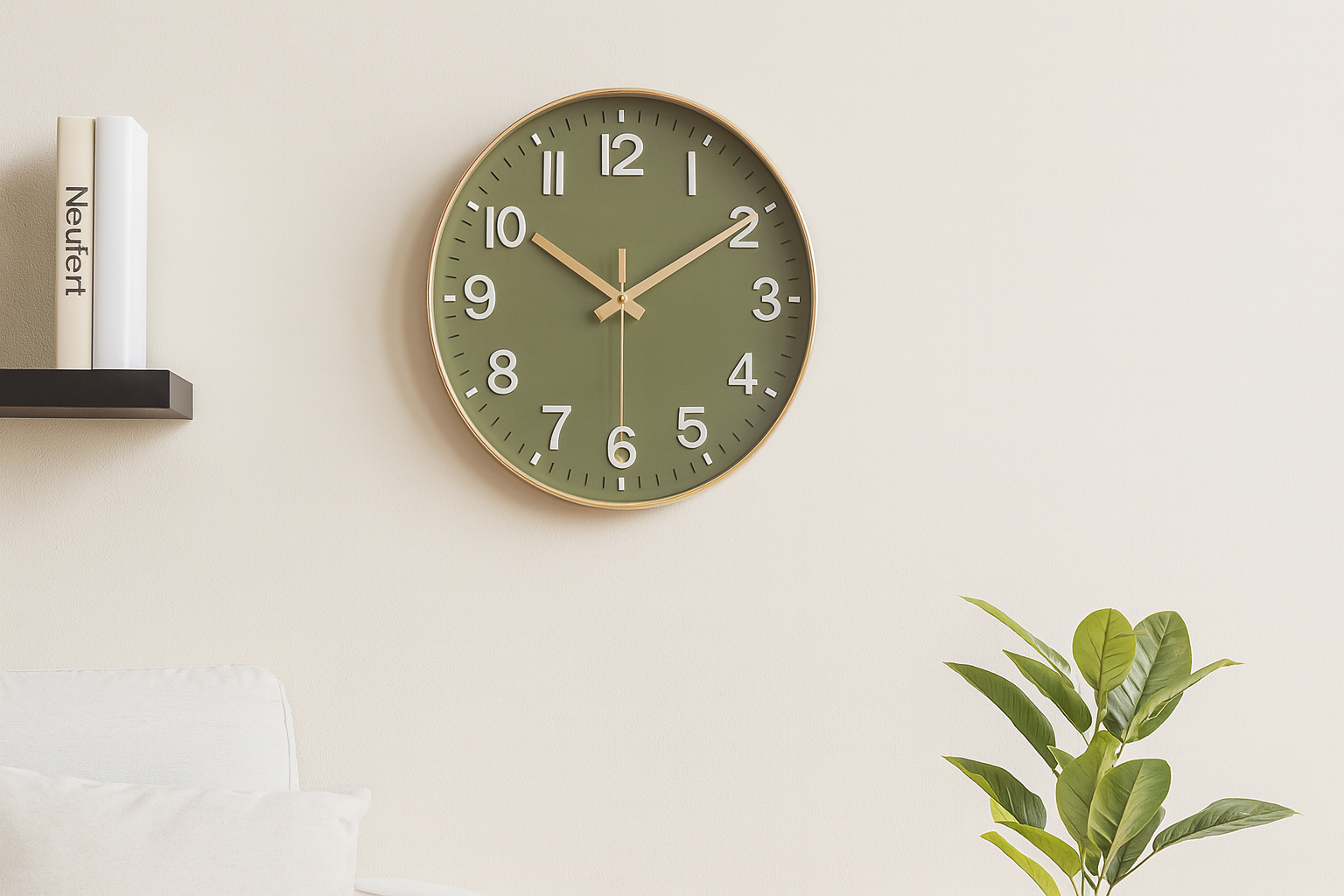 HZDHCLH Battery Operated Clock